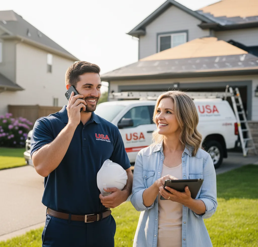 USA Roof Repair Experts customer support in Madrid
